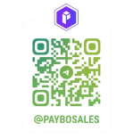Scan to connect with PayBO on Telegram