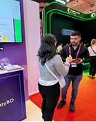 PayBO booth at SBC Summit Lisbon