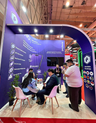 Meeting area at the PayBO booth